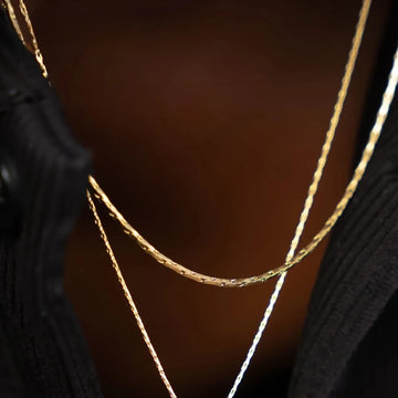 Steel Wire Chain Necklace – Sleek & Trendy Fashion Statement