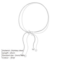 Snake Chain Stainless Steel Bracelet – Adjustable & Elegant