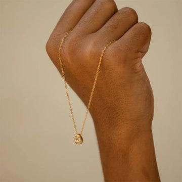 Water Drop Pendant Necklace – Minimalist Stainless Steel
